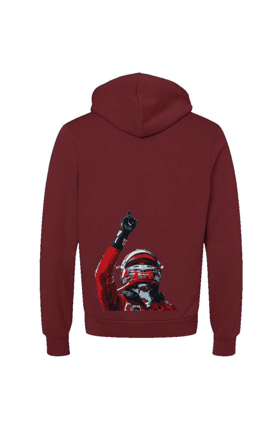 Leclerc Hoodie_maroon